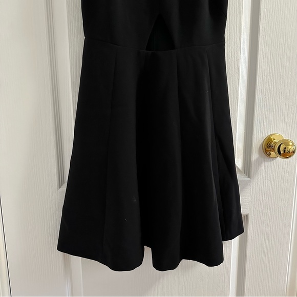 Club Monaco Lily Sleeveless Fit & Flare Black Dress - Picture 6 of 12